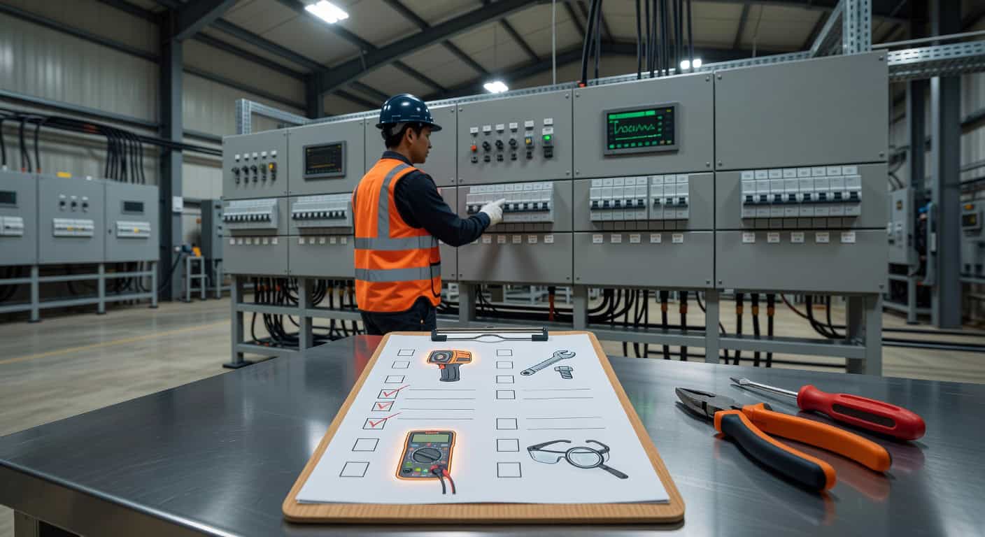 Checklist de mantenimiento eléctrico para evitar fallas en tableros y centros de control