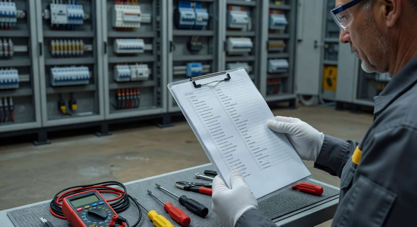 Checklist de mantenimiento eléctrico para evitar fallas en tableros y centros de control resultado profesional