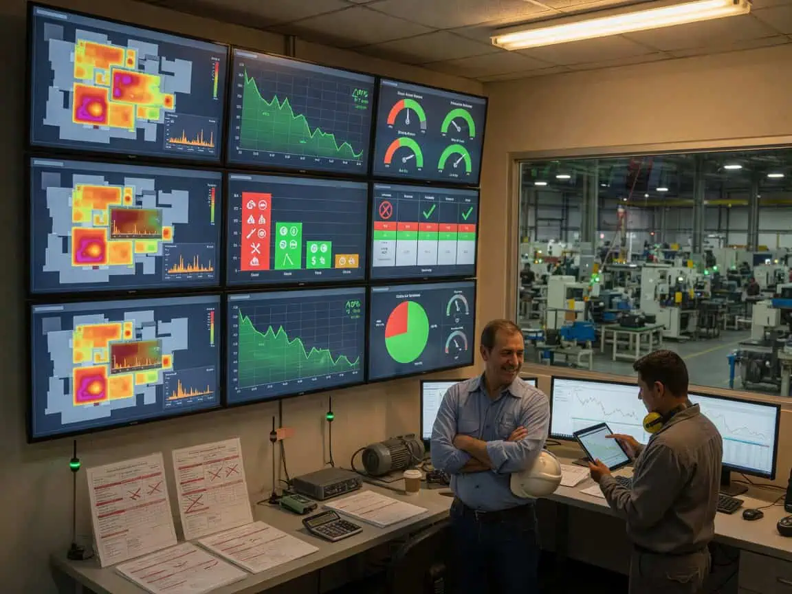 Tableros Monitoreo Predictivo: Ahorra 40% Mantenimiento y Evita Paradas en tu Planta