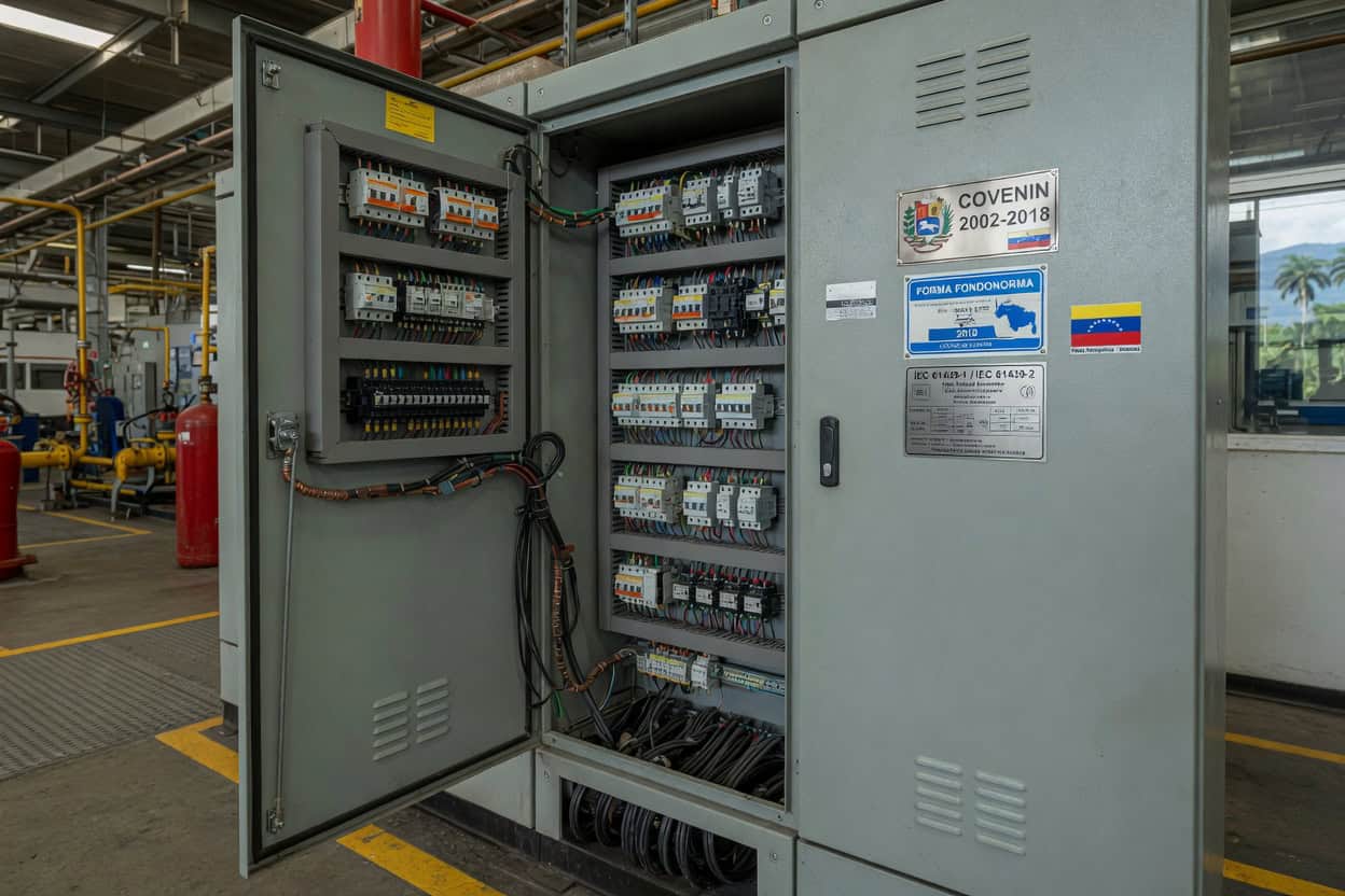 Tableros Eléctricos Industriales: Normas COVENIN, FONDONORMA e IEC para Plantas en Venezuela y Latam