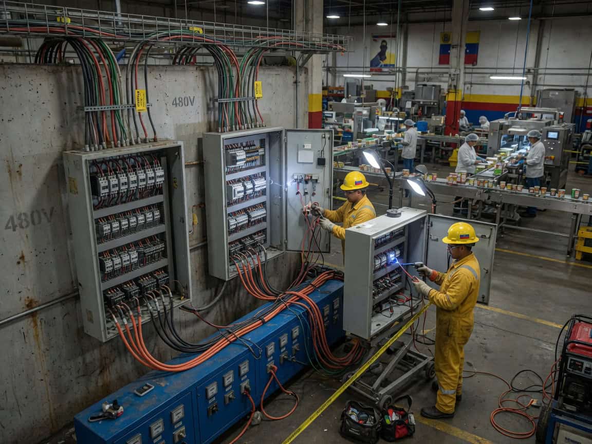 Reemplazo de Tableros Eléctricos Industriales sin Detener Producción en Venezuela