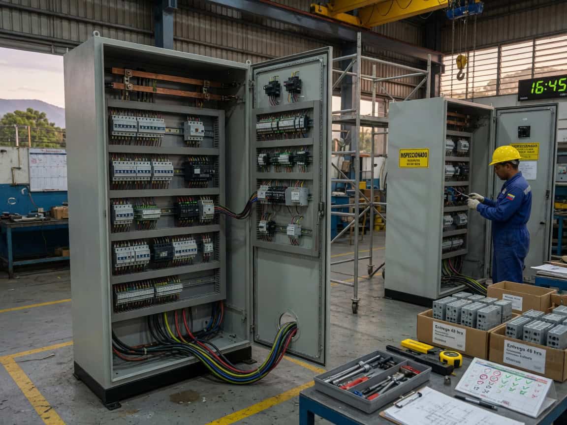 Tableros eléctricos industriales Venezuela: plazos garantizados evitar paradas planta pérdidas